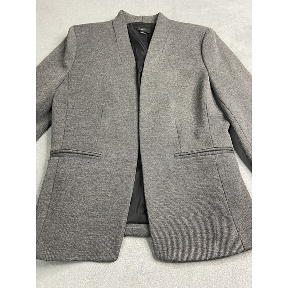 J.Crew Blazer Womens 4 Gray Going Out Stretch Twill H2743 Career‎ Workwear Open - Picture 2 of 10